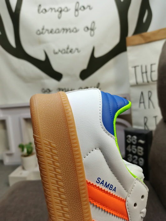 Adidas Samba Branco/Amarelo
