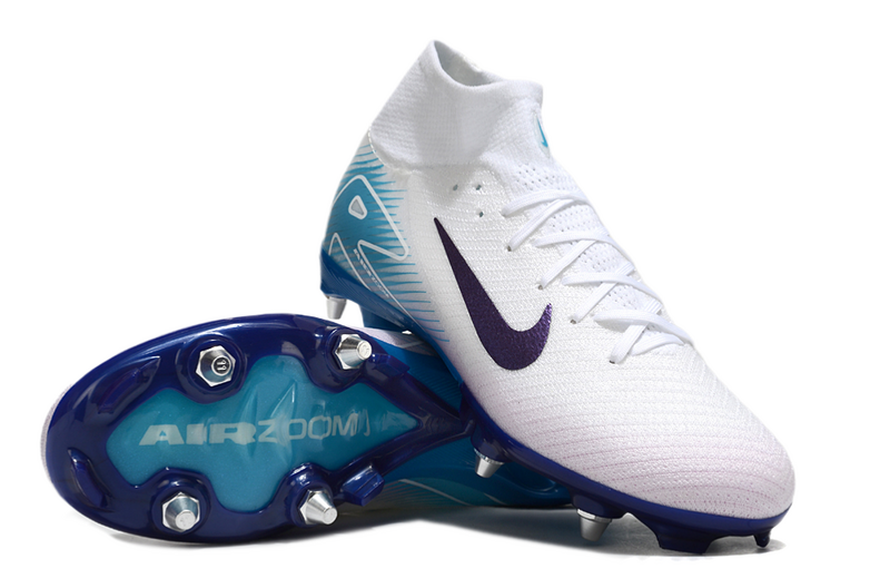 Nike Air Zoom Mercurial Superfly XV Elite SG Branco/Azul
