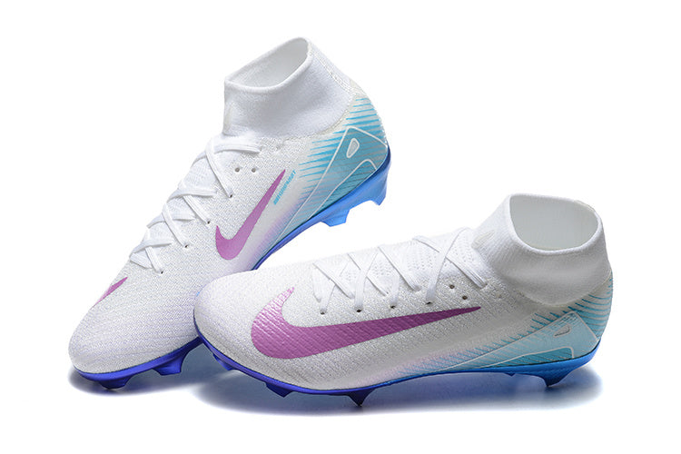 Nike Air Zoom Mercurial Superfly XV Elite FG Branco/Azul