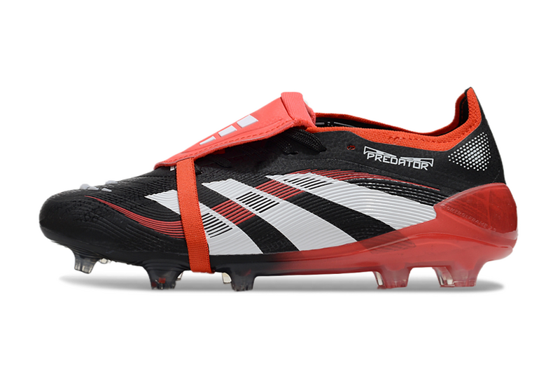 Adidas Predator Accuracy + Preto/Vermelho Com Elástico