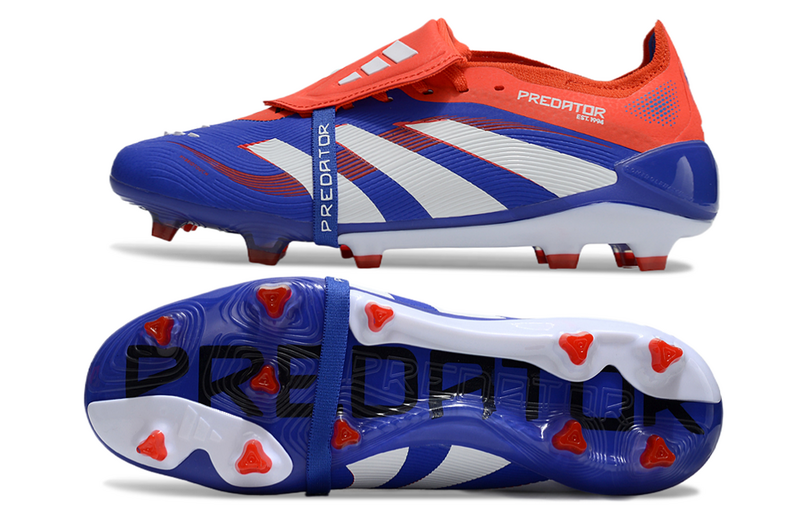 Adidas Predator Accuracy + Azul/Vermelho Com Elástico
