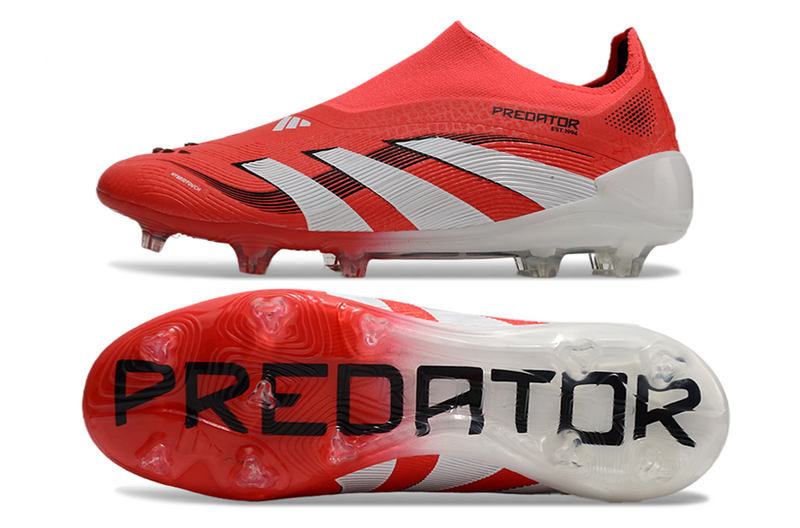 Adidas Predator Accuracy + Vermelho/Branco Sem Atacador