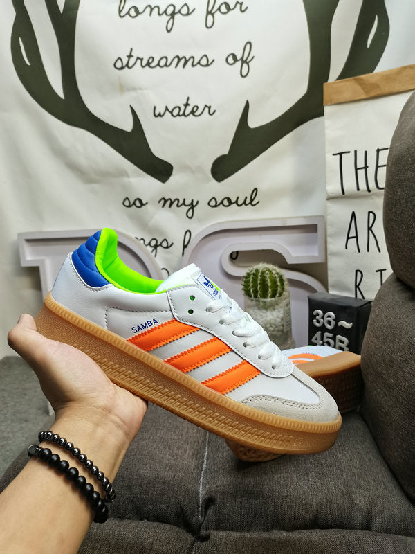 Adidas Samba Branco/Amarelo