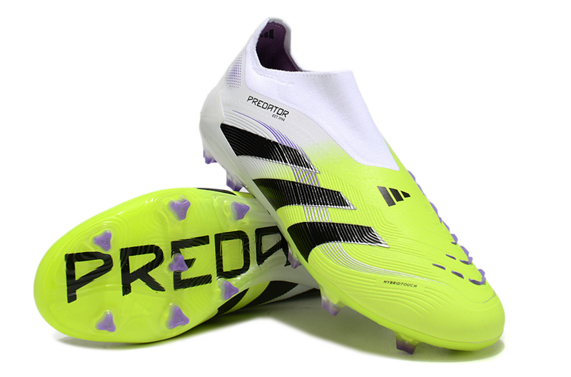 Adidas Predator Accuracy + Branco/Verde Sem Atacador
