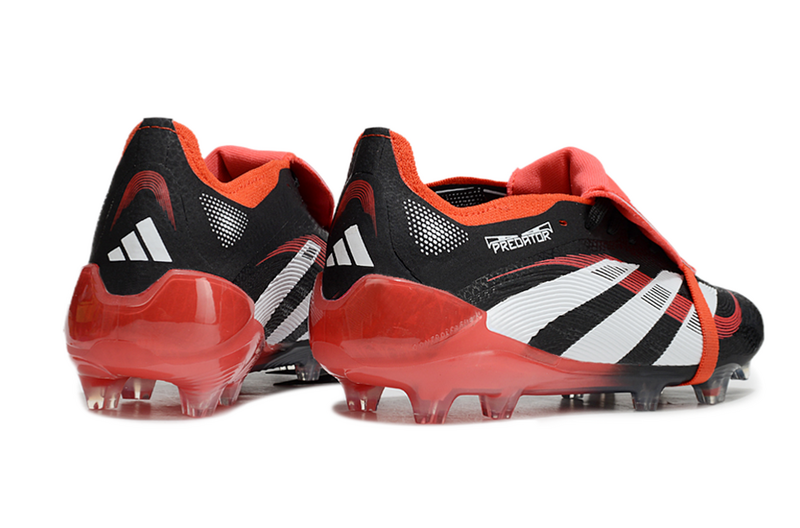 Adidas Predator Accuracy + Preto/Vermelho Com Elástico