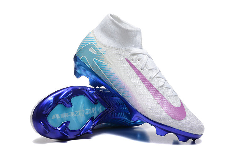 Nike Air Zoom Mercurial Superfly XV Elite FG Branco/Azul