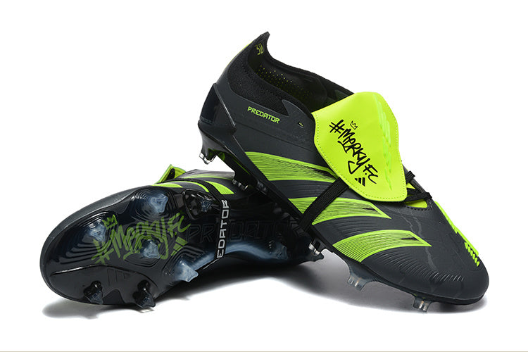 Adidas Predator Accuracy + Preto/Verde Com Elastico