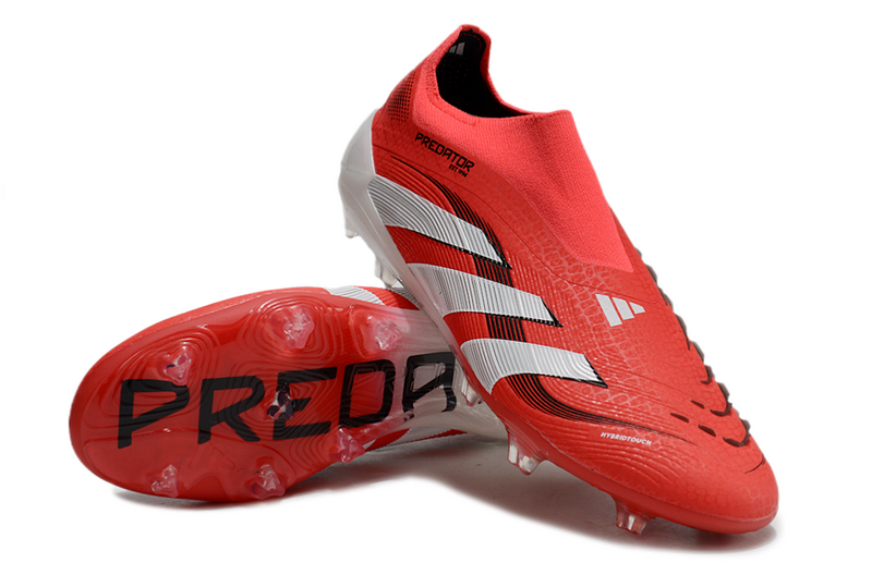 Adidas Predator Accuracy + Vermelho/Branco Sem Atacador
