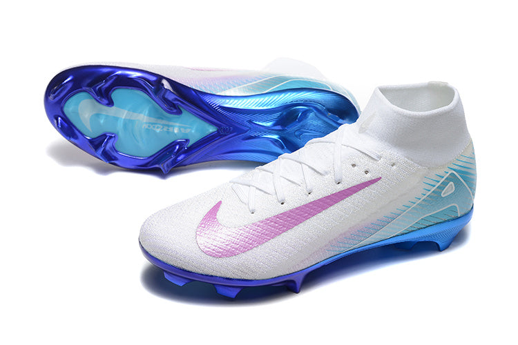 Nike Air Zoom Mercurial Superfly XV Elite FG Branco/Azul