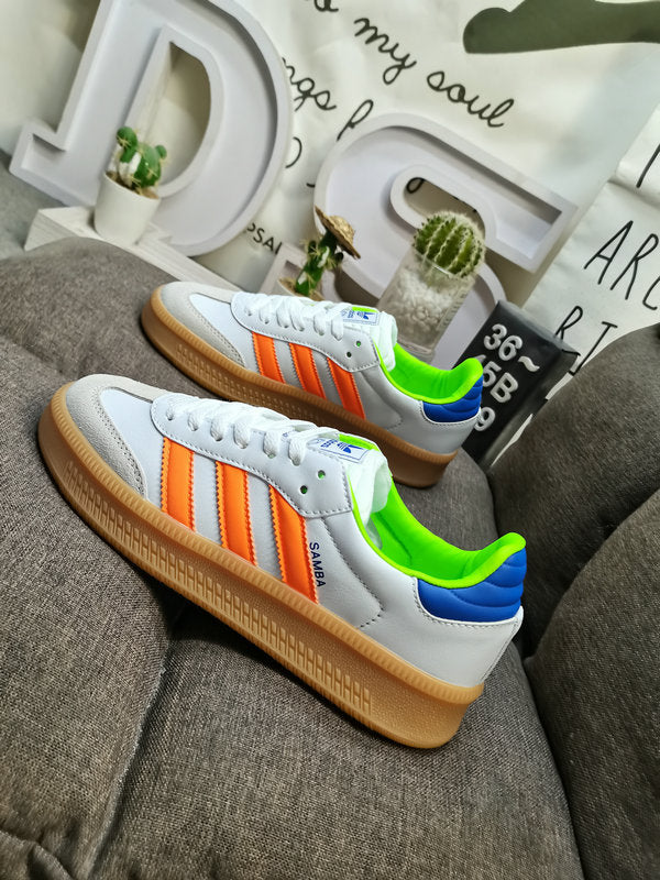 Adidas Samba Branco/Amarelo