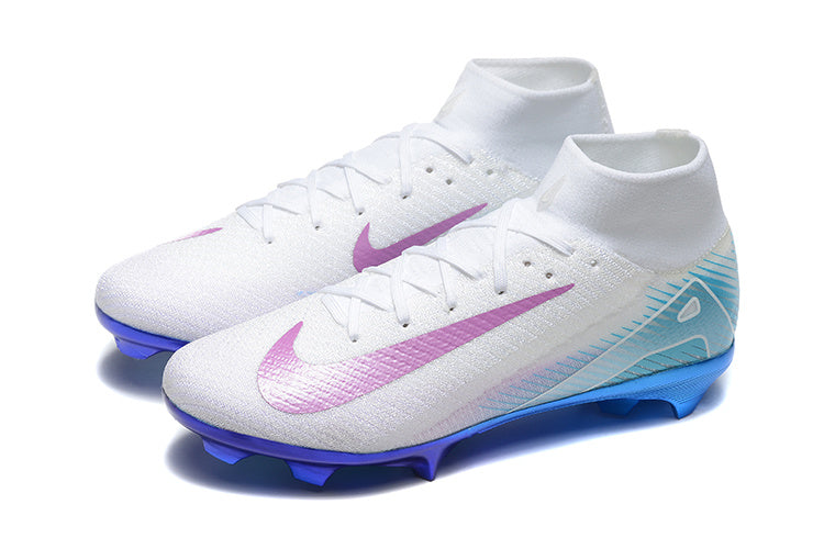 Nike Air Zoom Mercurial Superfly XV Elite FG Branco/Azul