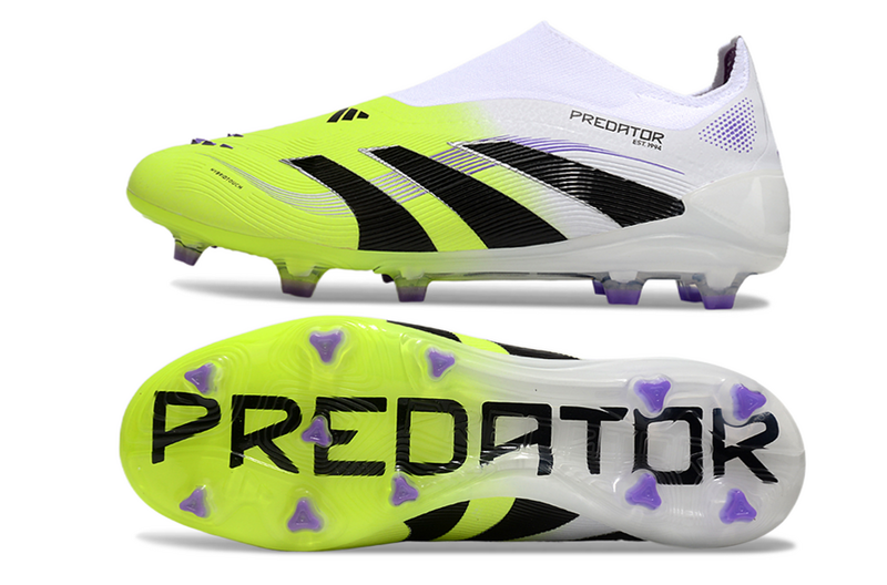 Adidas Predator Accuracy + Branco/Verde Sem Atacador