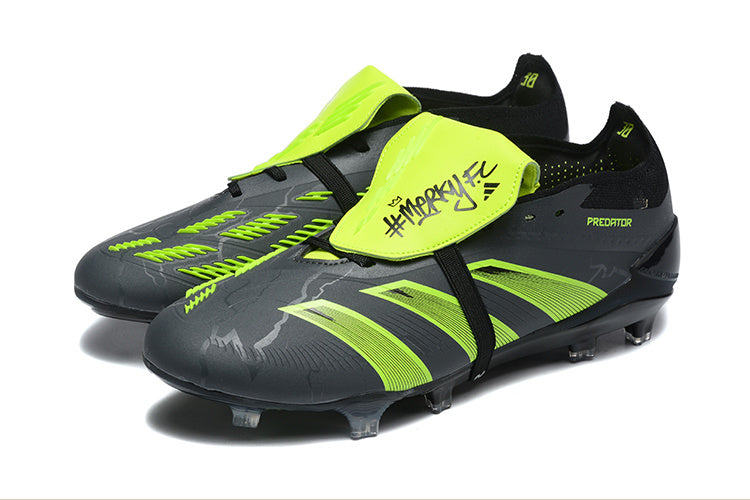 Adidas Predator Accuracy + Preto/Verde Com Elastico