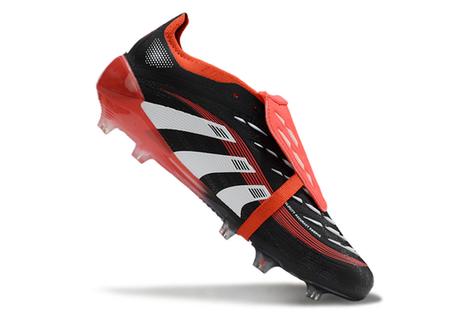 Adidas Predator Accuracy + Preto/Vermelho Com Elástico