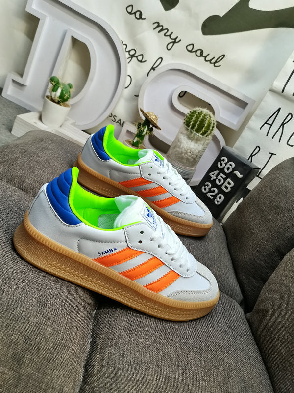 Adidas Samba Branco/Amarelo
