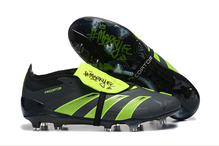 Adidas Predator Accuracy + Preto/Verde Com Elastico