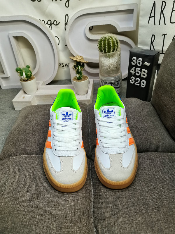 Adidas Samba Branco/Amarelo
