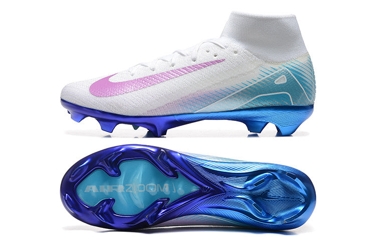 Nike Air Zoom Mercurial Superfly XV Elite FG Branco/Azul