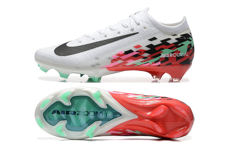 Nike Air Zoom Mercurial Vapor XV Elite FG Branco/Vermelho