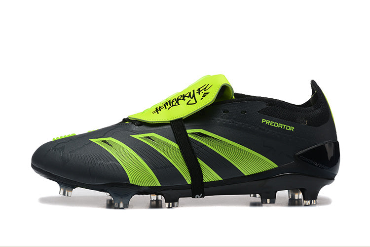 Adidas Predator Accuracy + Preto/Verde Com Elastico