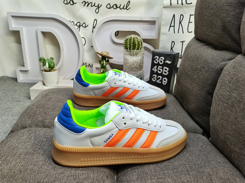 Adidas Samba Branco/Amarelo