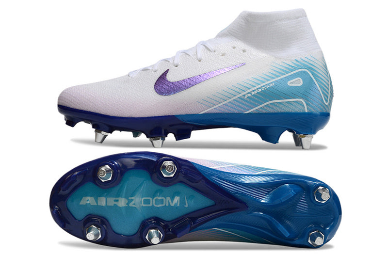 Nike Air Zoom Mercurial Superfly XV Elite SG Branco/Azul