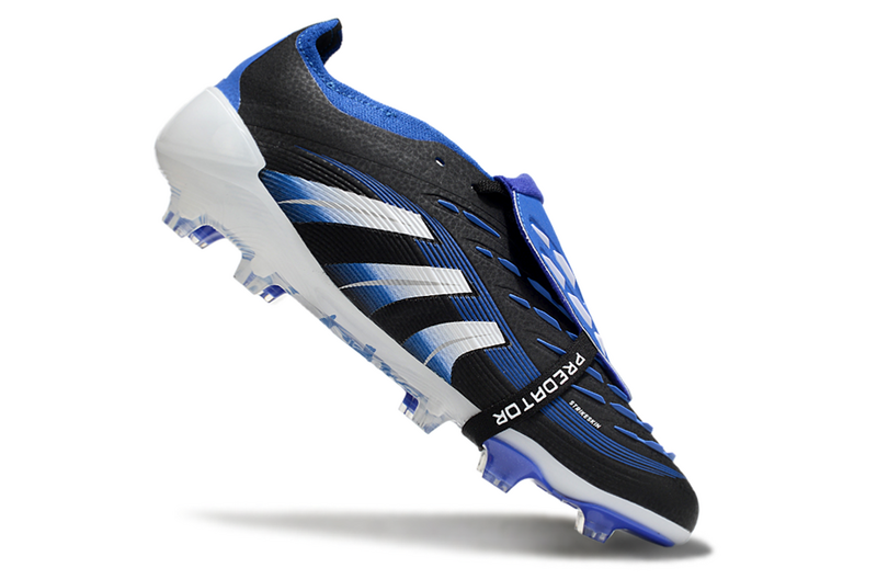 Adidas Predator Accuracy + Preto/Azul Com Elastico