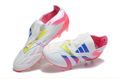 Adidas Predator Accuracy + Branco/Rosa Com Elastico