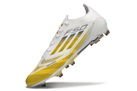 Adidas F50 + Branco/Amarelo