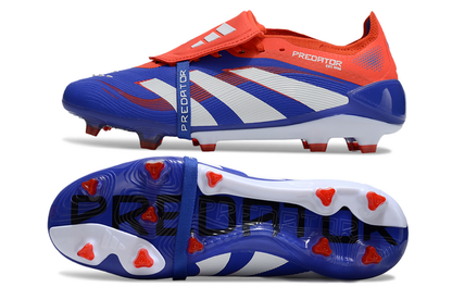 Adidas Predator Accuracy + Azul/Vermelho Com Elástico