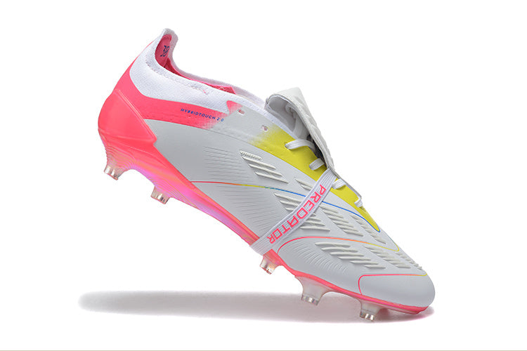 Adidas Predator Accuracy + Branco/Rosa Com Elastico