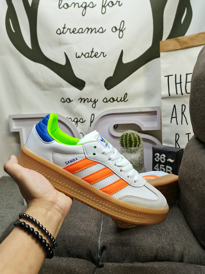 Adidas Samba Branco/Amarelo