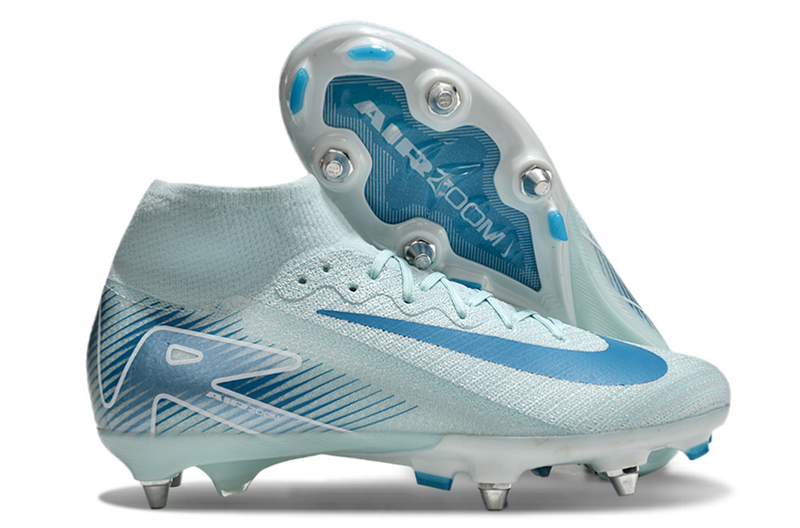 Nike Air Zoom Mercurial Superfly XV Elite SG Branco/Azul