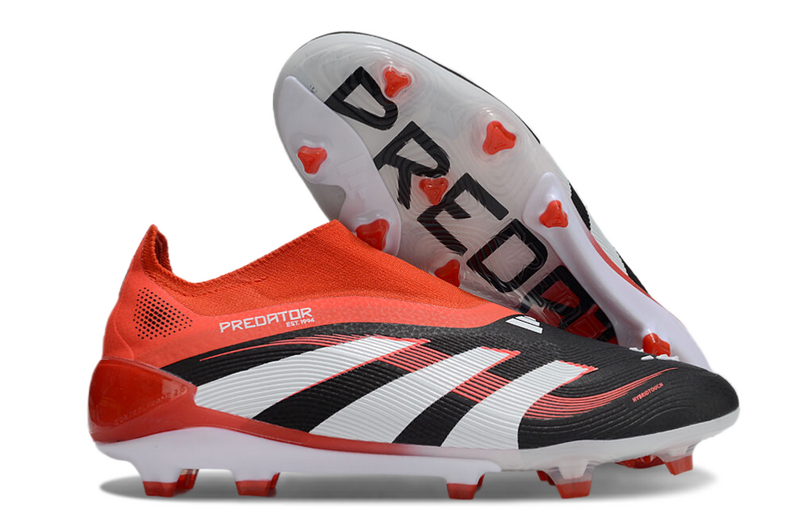 Adidas Predator Accuracy + Preto/Vermelho Sem Atacador