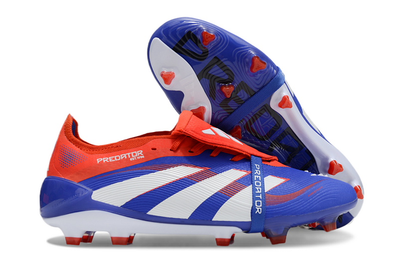 Adidas Predator Accuracy + Azul/Vermelho Com Elástico