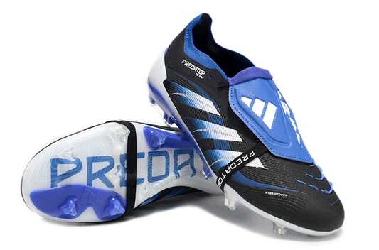 Adidas Predator Accuracy + Preto/Azul Com Elastico