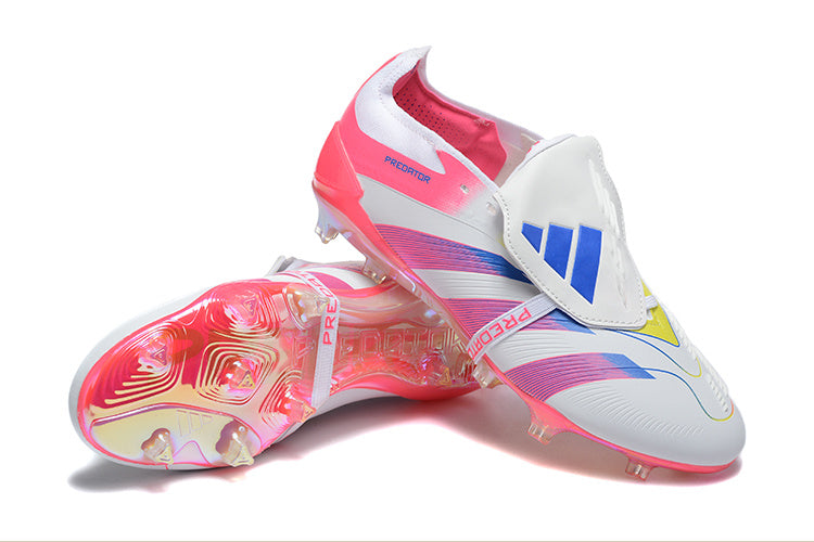 Adidas Predator Accuracy + Branco/Rosa Com Elastico