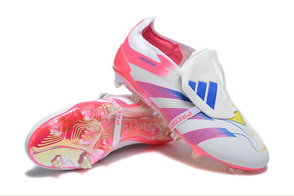 Adidas Predator Accuracy + Branco/Rosa Com Elastico