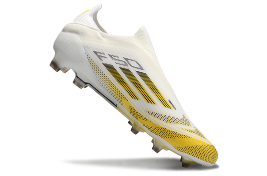 Adidas F50 + Branco/Amarelo Sem Atacador