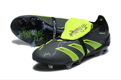 Adidas Predator Accuracy + Preto/Verde Com Elastico