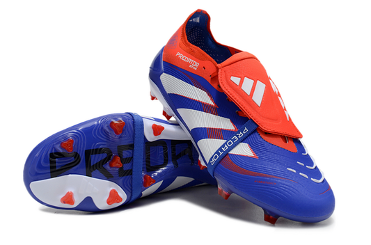 Adidas Predator Accuracy + Azul/Vermelho Com Elástico