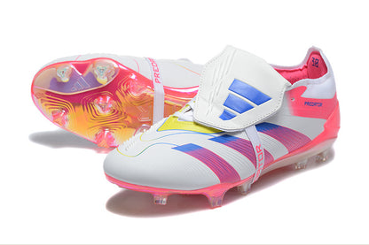 Adidas Predator Accuracy + Branco/Rosa Com Elastico