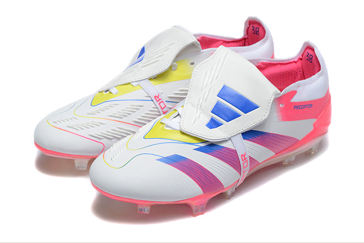 Adidas Predator Accuracy + Branco/Rosa Com Elastico