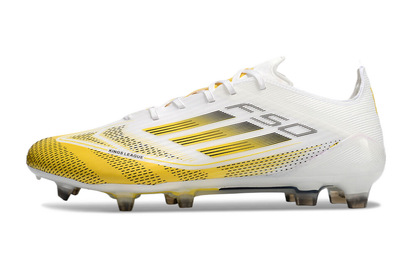 Adidas F50 + Branco/Amarelo