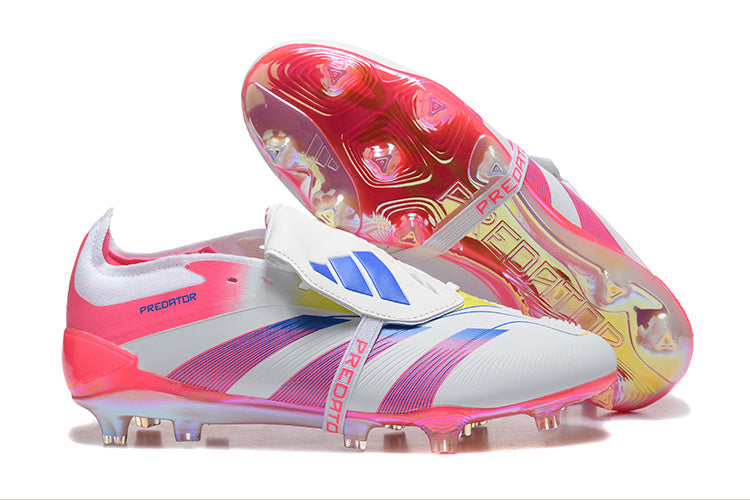 Adidas Predator Accuracy + Branco/Rosa Com Elastico