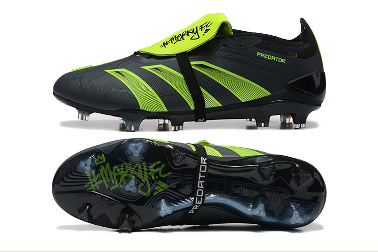 Adidas Predator Accuracy + Preto/Verde Com Elastico