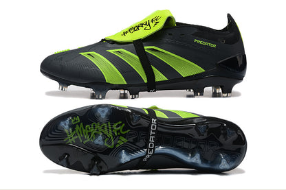 Adidas Predator Accuracy + Preto/Verde Com Elastico