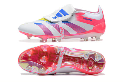Adidas Predator Accuracy + Branco/Rosa Com Elastico