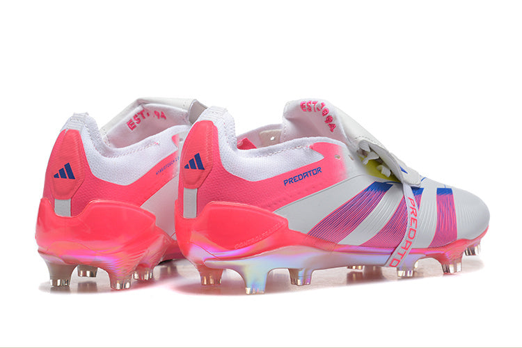 Adidas Predator Accuracy + Branco/Rosa Com Elastico